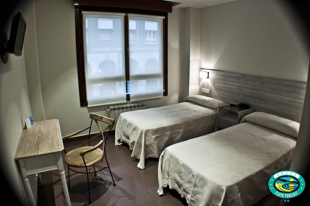 Hotel Playa Poniente Gijon Bagian luar foto